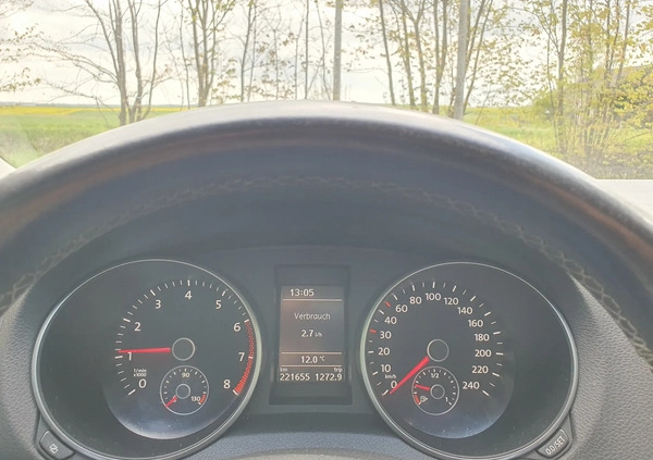 Volkswagen Golf cena 16900 przebieg: 220000, rok produkcji 2010 z Urzędów małe 301